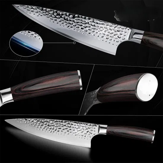 Stainless Steel Japanese Premium Sharp Cooking 8 Inch Damascus Chef Kitchen Knife