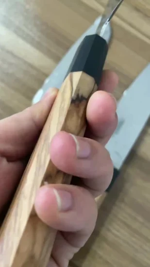 Damascus Knife /Janpanese Knife/Kitchen Knife Set with Olivewood Handle (SE